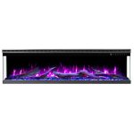 Εντοιχιζόμενο Ηλεκτρικό Τζάκι LED pro με wifi 120x20x39