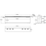 Εντοιχιζόμενο Ηλεκτρικό Τζάκι LED pro με wifi 140x20x39