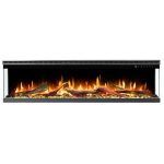 Εντοιχιζόμενο Ηλεκτρικό Τζάκι LED pro με wifi 140x20x39