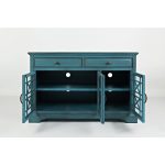 Μπουφές Boho Petrol από Ξύλο ακακίας 127x49x82