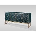 Μπουφές Bottle Green Royal 180x40x86