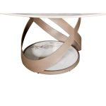 Τραπεζαρία Ροτόντα με Περιστρεφόμενο Top – Rose Gold Edition 150x150x75
