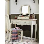 Κονσόλα εισόδου σε απόχρωση Μασίφ Ξύλο πατίνα Κρεμ Μπεζ 110x40x78