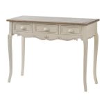 Κονσόλα εισόδου σε απόχρωση Μασίφ Ξύλο πατίνα Κρεμ Μπεζ 110x40x78