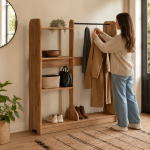 Έπιπλο Εισόδου σε Χρώμα Pine Oak 120x40x135