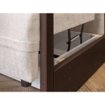 Κουκέτα Loft με Καναπέ-Κρεβάτι σε Απόχρωση Σκούρα Σοκολάτα 90x200 / 140x200