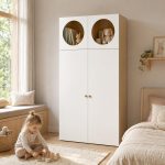 Βιβλιοθήκη σε Φυσική Απόχρωση Ξύλου 100.7x35.1x202.5