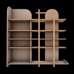 Παιδική Βιβλιοθήκη Bloom Cashmere -Oak 162×35×160