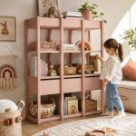 Παιδική Βιβλιοθήκη Tweens Pink 115×41×138
