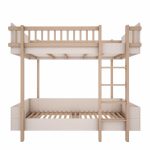 Παιδική Κουκέτα Basic White / Beech Wood 90×200