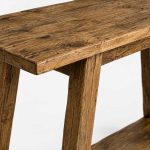 Ξύλινη Κονσόλα Εισόδου σε Φυσικό Χρώμα 140x35x85