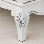 Μπουφές  Λευκός Rimini White με 6 Πορτάκια και 3 Συρτάρια 120x40x85
