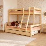 Παιδική Κουκέτα LUCKY 90x200 & 120x200 εκ. με Εμπρόσθια Σκάλα