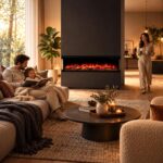 Ηλεκτρικό Τζάκι LED 1–2–3 Όψεων με Wi-Fi – Ήχο & Θέρμανση 1500W 120x39x20 cm