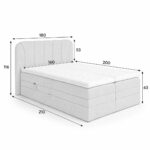 Ηλεκτρικο Ρυθμιζόμενο Κρεβάτι Royal 160×200 με Αποθηκευτικό Χώρο